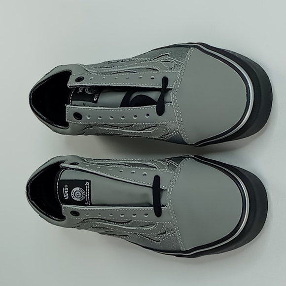 Vans x A$AP Rocky Worldwide Silver Flame Old Skool NWOT  Men's 8.5 Women's 10 - Picture 3 of 13